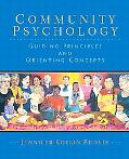 Book Community Psychology: Guiding Principles and Orienting Concepts free