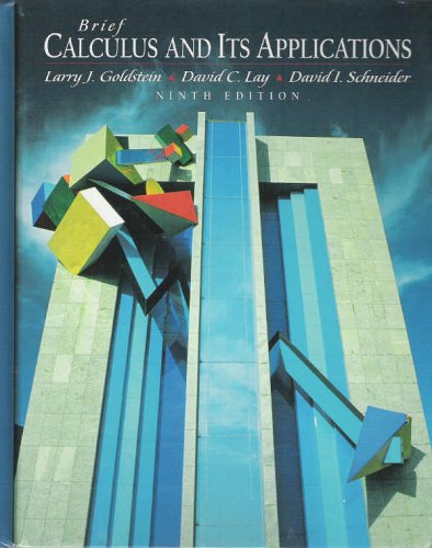 Book Brief Calculus and Its Applications (Textbook) + Study Guide with Select Solutions and Visual Calculus free