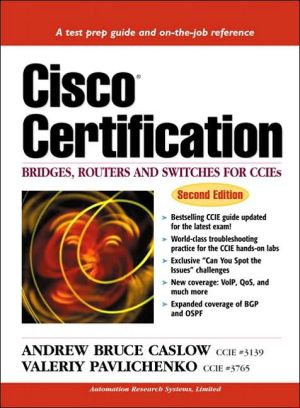 Book Cisco Certification: Bridges, Routers and Switches for Ccies free