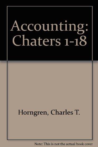 Book Accounting, Chapters 1-18 free