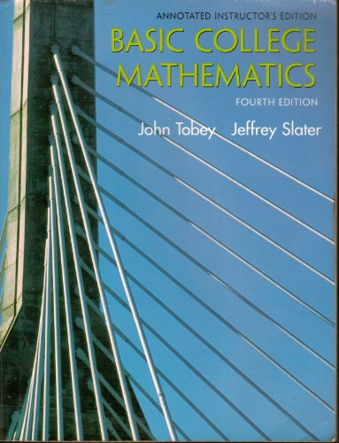 Book Basic College Mathematics: ANNOTATED INSTRUCTOR'S EDITION free