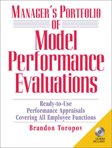 Book Manager's Portfolio of Model Performance Evaluations: Ready-To-Use Performance Appraisals Covering All Employee Functions free