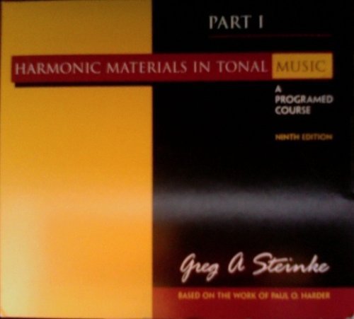 Book Harm. Materials in Tonal Music Pt. 1 (Sw) by Greg A. Steinke (2002-05-03) free