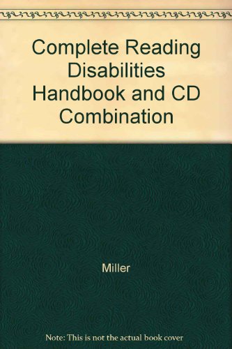 Book Complete Reading Disabilities Handbook and CD Combination free