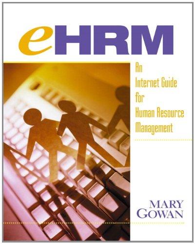 Book eHRM: An Internet Guide to Human Resource Management free