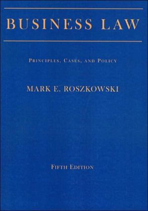 Book Business Law: Principles, Cases, and Policy, Fifth Edition free