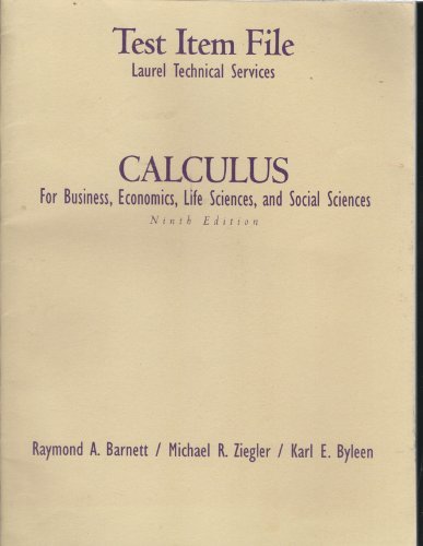 Book Calculus for Business Economics, Life Science and Social Sciences free