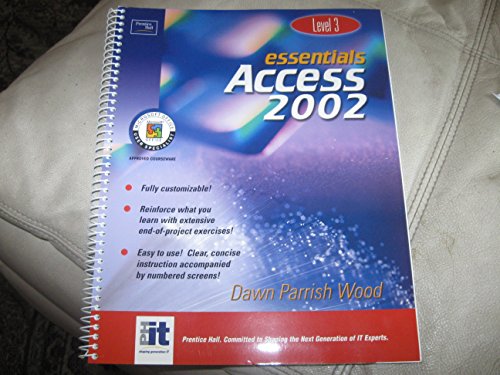 Book Essentials: Access 2002 Level 3 free