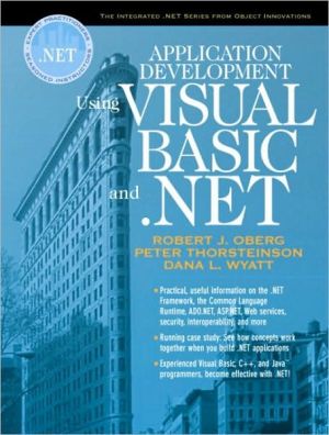 Book Application Development Using Visual Basic and .NET free