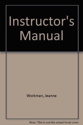 Book Instructor's Manual free