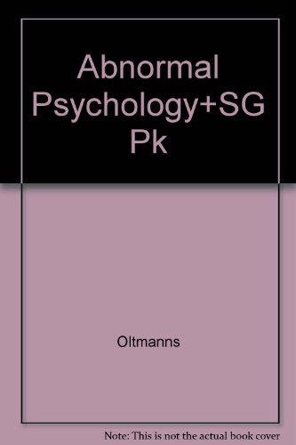 Book Abnormal Psychology & Study Guide Pkg free