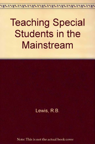 Book Teaching Special Students In General Education Classrooms - With Incl. Class. And Cd free
