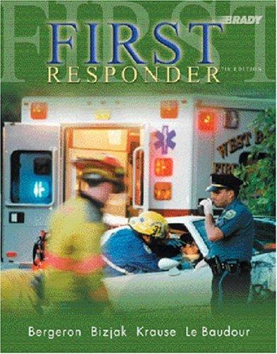 Book First Responder (7th Edition with CD-ROM) (First Responder (Bergeron)) free