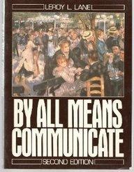 Book By All Means Communicate free