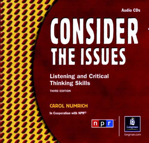Book Consider the Issues: Listening And Critical Thinking Skills free