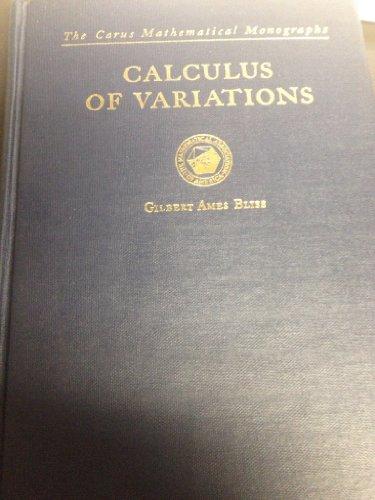 Book Calculus of Variations free
