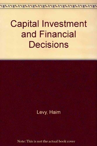 Book Capital Investment and Financial Decisions free