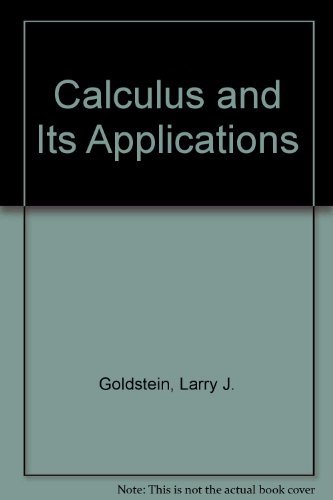 Book Calculus and Its Applications free