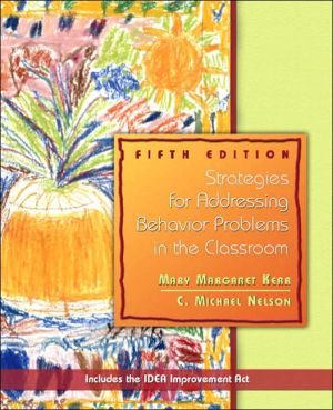 Book Strategies For Addressing Behavior Problems In The Classroom free