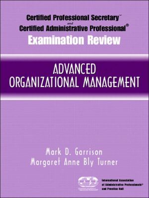 Book Advanced Organizational Management free