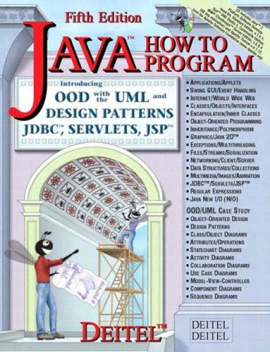 Book Java: How To Program (introducing Ood With The Uml And Design Patterns Jdbc Servlets Jsp) [international Edition] free