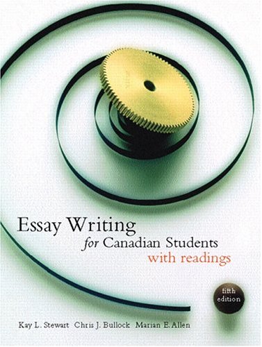 Book Essay Writing for Canadian Students with Readings free