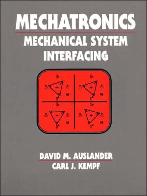 Book Mechatronics: Mechanical System Interfacing free
