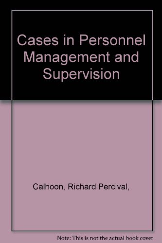 Book Cases In Personnel Management And Supervision free