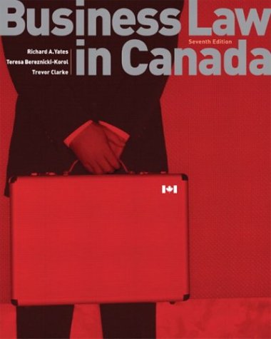 Book Business Law in Canada free