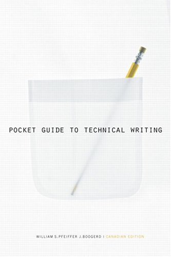 Book Pocket Guide to Technical Writing Canadian Edition free