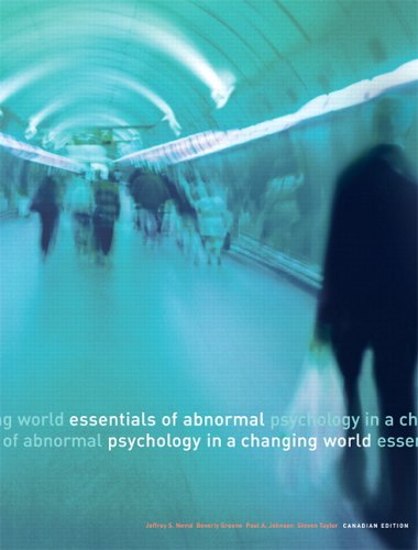 Book Essentials of Abnormal Psychology, Canadian Edition free