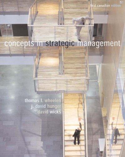 Book Concepts in Strategic Management, Canadian Edition free