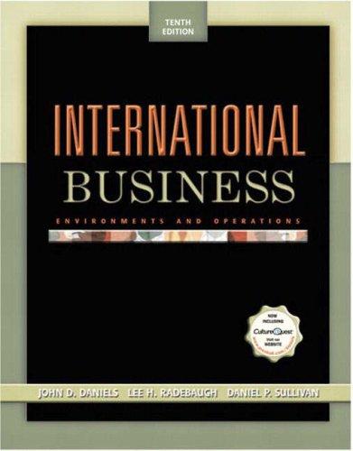 Book International Business: Environments and Operations, International Edition free