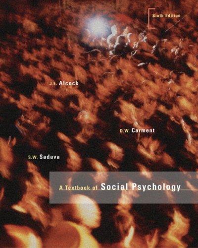 Book A Textbook Of Social Psychology free