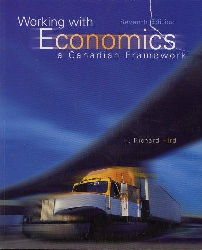 Book Working with Economics: A Canadian Framework free