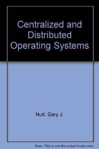 Book Centralized and Distributed Operating Systems free
