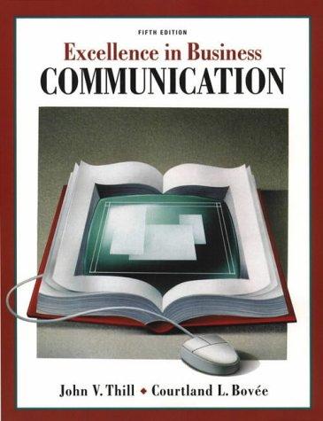 Book Excellence In Business Communication: International Edition free