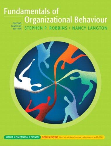 Book Fundamentals of Organizational Behavior free