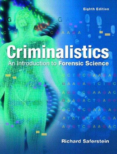 Book Criminalistics An Introduction To Forensic Science free