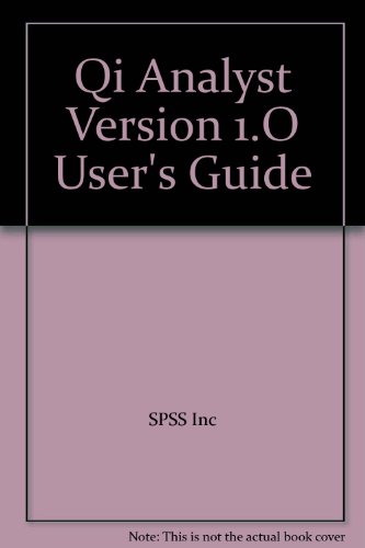 Book Qi Analyst Version 1.o User's Guide free