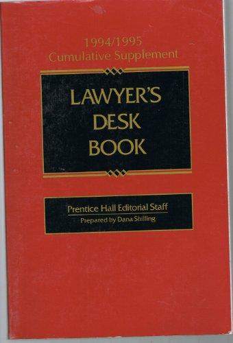 Book Lawyer's Desk Book: 1994-95 Cumulative Supplement free