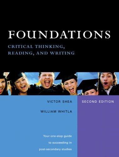 Book Foundations: Critical Thinking, Reading, and Writing (2nd Edition) free