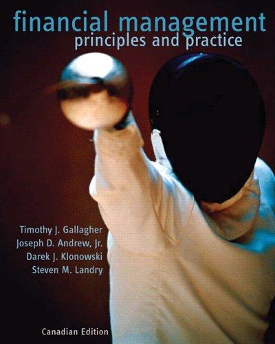 Book Financial Management: Principles and Practice, Canadian Edition free