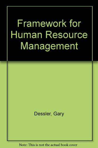 Book Framework For Human Resource Management free