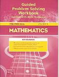 Book PRENTICE HALL MATH COURSE 3 GUIDED PROBLEM SOLVING WORKBOOK 2004C free