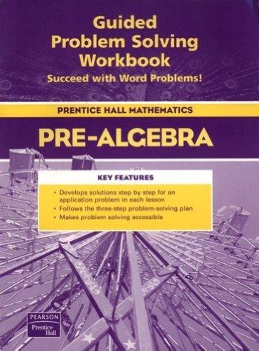 Book Prentice Hall Pre-algebra: Guided Problem Solving Workbook free