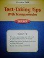 Book Science - Test Taking Tips with Transparencies free