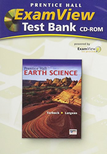 Book Prentice Hall Earth Science ExamView Test Bank on CD-ROM free