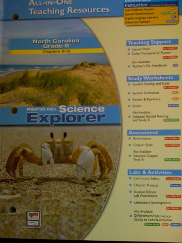 Book All-in-one Teaching Resources/prentice Hall Science Explorer (north Carolina Grade 8 Chapters 9-12) free