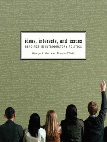 Book Ideas, Interests and Issues: Readings in Intro Politics free